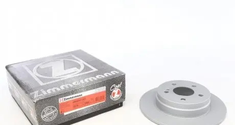 Диск тормозной (задний) MB C-class (W204) 07-14 (278x9) (с покрытием) (полный) ZIMMERMANN 400.3655.20