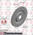 Диск гальмівний Coat Z ZIMMERMANN 460155620 (фото 1)