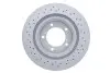 Диск тормозной (передний) Toyota Land Cruiser 200/Lexus LX 07-(340х32) (с покрытием) (с отверстием) (вент) ZIMMERMANN 590.2816.52 (фото 3)