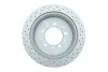 Диск тормозной (задний) Toyota Land Cruiser 200 08-(345x18) (с покрытием) (с отверстиями) (вентил.) ZIMMERMANN 590.2817.52 (фото 3)