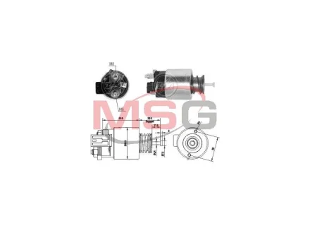 Реле втягуюче стартера ZM ZM1261