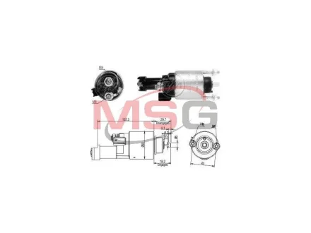 Реле втягуюче стартера ZM ZM3705